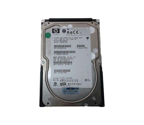 3R-A5232-AA - HP 72.8GB 10000RPM Ultra320 SCSI 3.5" HDD