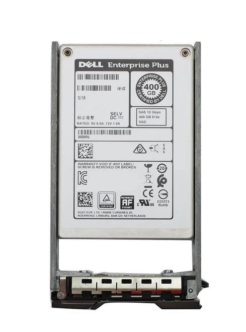 400-AHFD - Dell 400GB SAS 12Gb/s 2.5" Write Intensive SSD