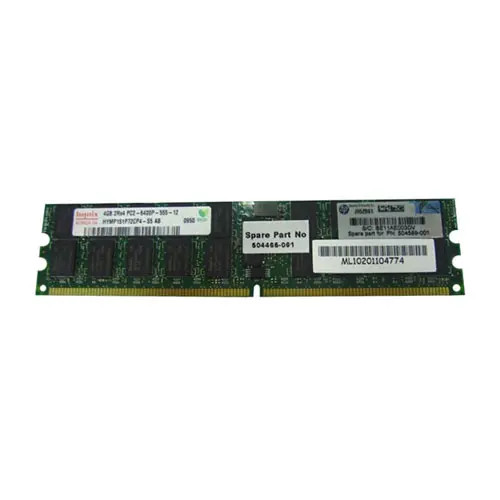 504589-001 - HP 4GB DDR2-800MHz PC2-6400 ECC Registered 240-Pin DIMM