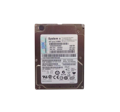 42D0656 - IBM 146GB 15000RPM SAS 6Gb/s 2.5" HDD