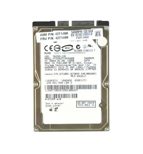 42T1499 - IBM 120GB 5400RPM SATA 2.5" HDD