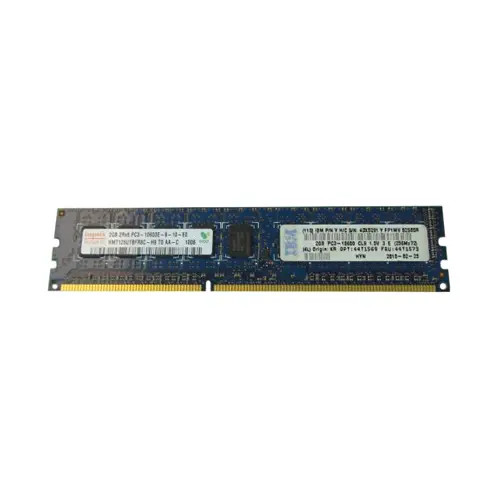 44T1569 - IBM 2GB DDR3-1333MHz PC3-10600 ECC Unbuffered CL9 240-Pin DIMM 1.35V Low Voltage Dual Rank Memory Module