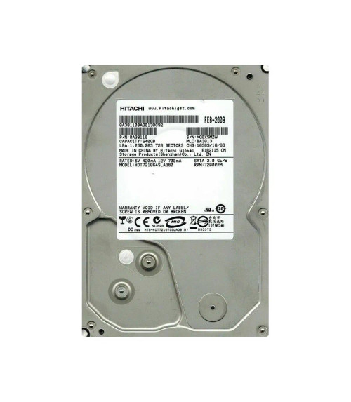 0A38110 - Hitachi 640GB 7200RPM SATA 3.5" HDD