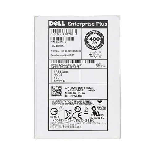 0W6460 - Dell 400GB SAS 6Gb/s 2.5" Hot-Plug SSD