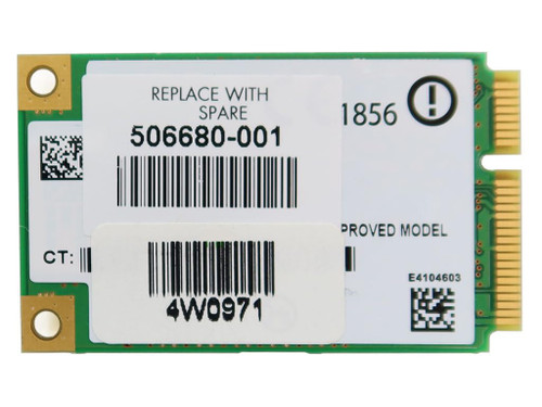 506680-001 - HP PCI-Express Mini 802.11a/b/g/n Wireless Network Adapter