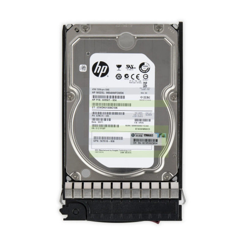 507618-008 - HP 4TB SAS 6Gb 7200RPM 3.5" Hot Swap HDD