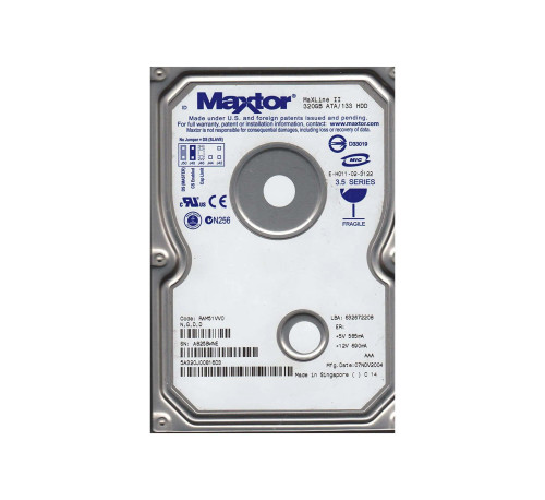 5A320J0-0816D3 - Maxtor 320GB 5400RPM IDE 2MB 3.5" HDD