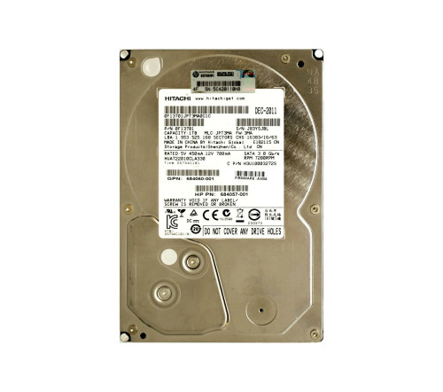 684057-001 - HP 1TB 7200RPM SATA 3.5" Hot-Plug HDD