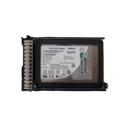 698472-001 - HP 480GB SATA 3Gb/s 2.5" Hot-Plug SSD