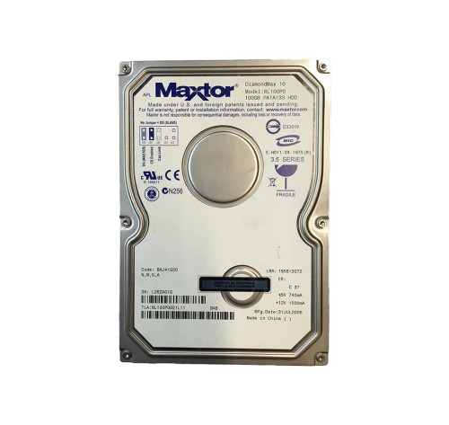 6L100P0 - Maxtor 100GB 7200RPM IDE 8MB 3.5" HDD