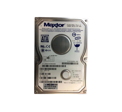 6Y160M004683E - Maxtor 160GB 7200RPM SATA 8MB 3.5" HDD