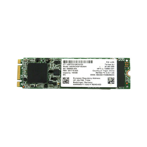 HP 729661-001 Pro 1500 180GB M.2 2280 SSD SATA 6Gb/s