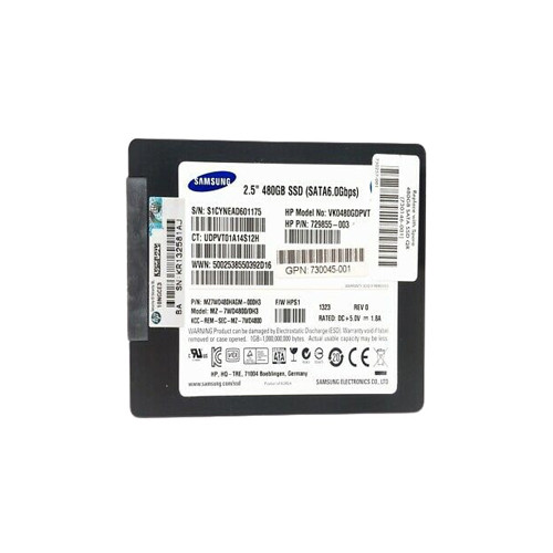 730045-001 - HP 480GB SATA 6Gb/s 2.5" SSD