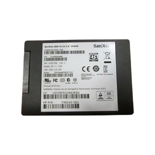 739242-001 - HP 256GB SATA 6Gb/s 2.5" SSD