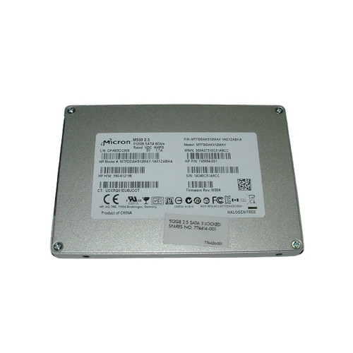 745694-001 - HP 512GB SATA 6Gb/s 2.5" MLC SSD