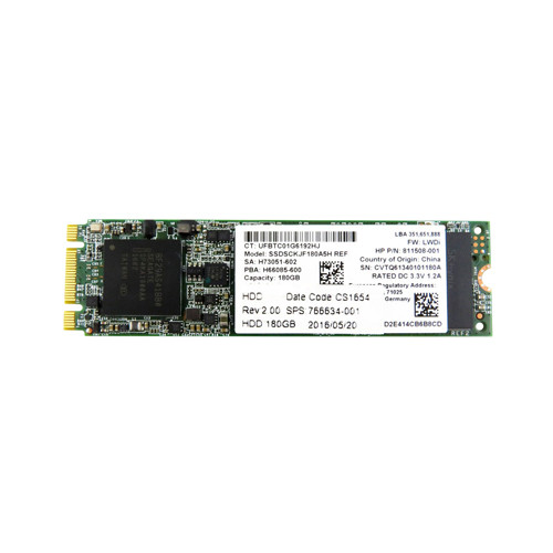766634-001 - HP 180GB SATA 6Gb/s M.2 2280 SSD