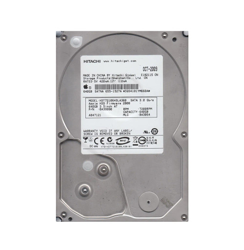 Hitachi 640GB 7200RPM SATA Hard Drive for ProLiant DL360p Gen8 Servers