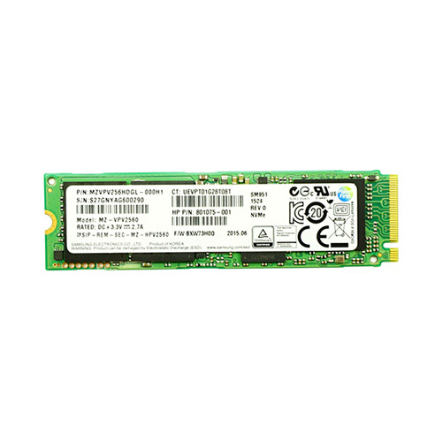 801075-001 - HP 256GB NVMe M.2 2280 PCIe SSD
