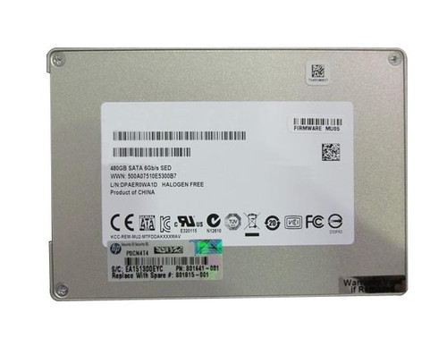 801815-001 - HP 480GB SATA 6Gb/s 2.5" SSD