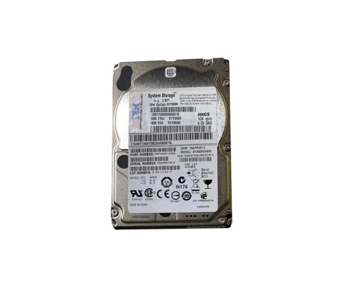 81Y9599 - IBM 600GB 10000RPM SAS 6Gb/s 2.5" Hot-Swap HDD