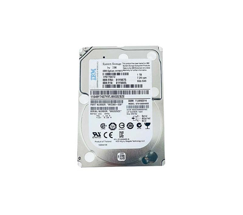 81Y9885 - IBM 1TB 7200RPM SAS 6Gb/s 2.5" HDD