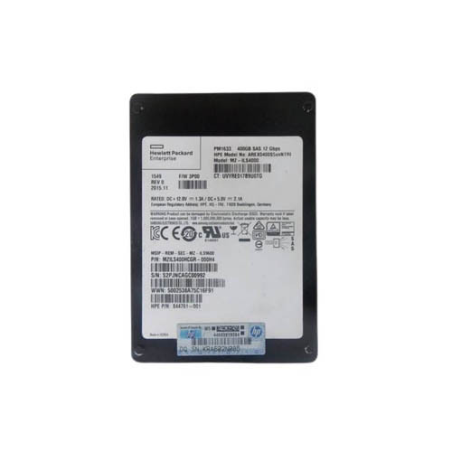 844761-001 - HP 400GB SAS 6Gb/s 2.5" SSD
