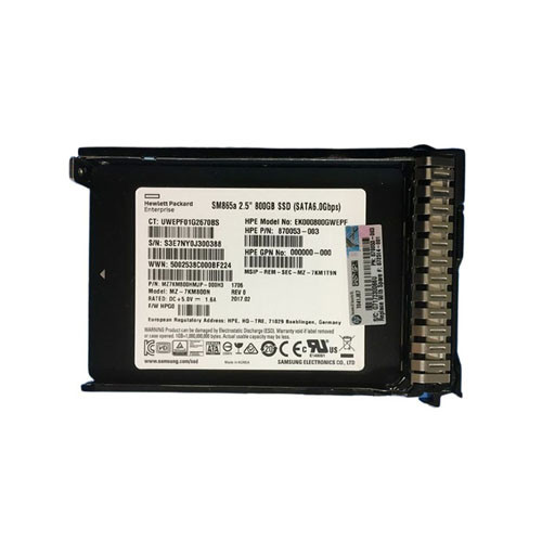 872514-001 - HP 800GB SATA 6Gb/s 2.5" SSD