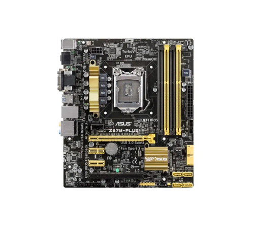 90MB0EF0-M0EAY0 - Asus Z87M-PLUS LGA1150 Intel Z87 Chipset Micro-ATX Motherboard DDR3
