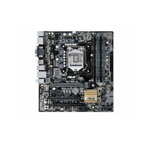 90MB0MK0-M0EAYC - ASUS Q170M-C/CSM LGA1151 DDR4 Micro-ATX Motherboard