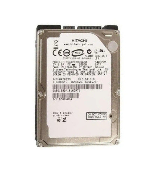 Hitachi 100GB 5400RPM SATA 2.5 Hard Drive for Travelstar - Compatible with ProLiant DL360p Gen8 Servers