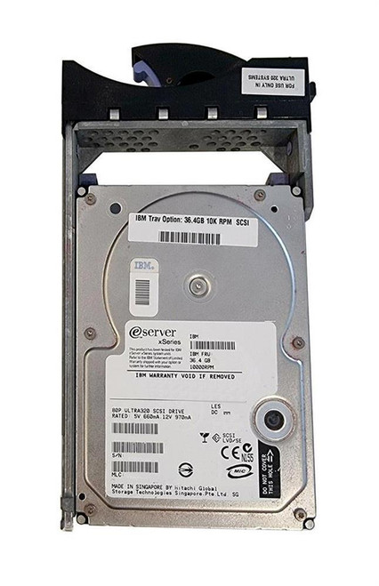 90P1304 - IBM 36.4GB 15000RPM Ultra320 SCSI 3.5" Hot-Swap HDD