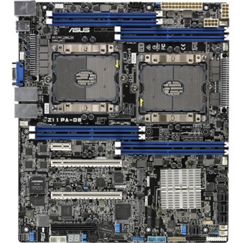 90SB06H0-M0UAY0 - ASUS Z11PA-D8 Socket P LGA3647 Intel C621 Chipset SSI CEB System Board Motherboard Supports Xeon Scalable Series DDR4 8x DIMM