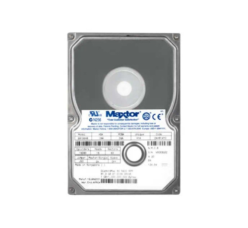 98196H8 - Maxtor 80GB 5400RPM IDE 2MB 3.5" HDD