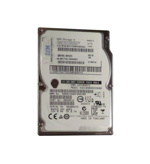 98Y1775 - IBM 450GB 10000RPM SAS 6Gb/s 2.5" HDD