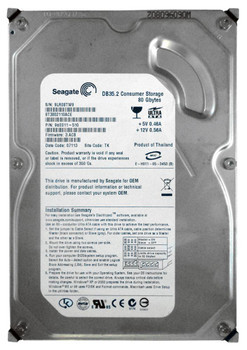 9BE011-510 - Seagate 80GB 7200RPM IDE 2MB 3.5" HDD