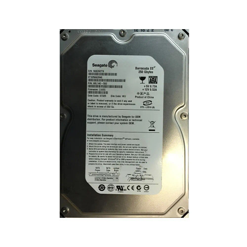 9BL14E-502 - Seagate 250GB 7200RPM SATA 3Gb/s 3.5" HDD
