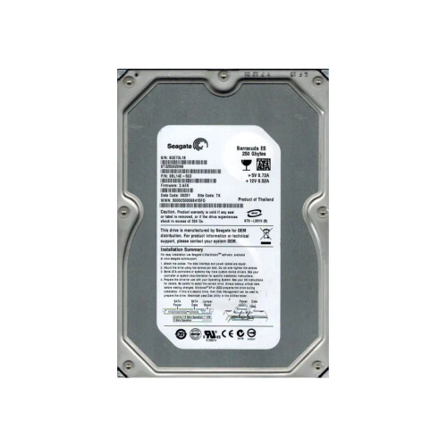 9BL14E-503 - Seagate 250GB 7200RPM SATA 3Gb/s 3.5" HDD