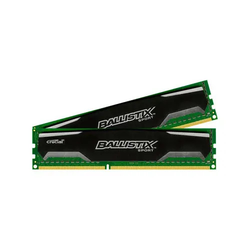 Crucial 8GB DDR3-1600MHz Memory Kit for PC3-12800 Non-ECC 240-Pin DIMM Servers