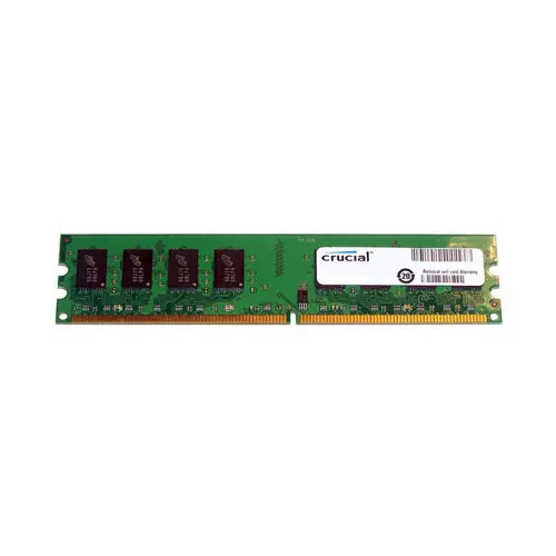 CT582251 - Crucial Technology 2GB DDR2-667MHz PC2-5300 ECC Unbuffered CL5 240-Pin DIMM Dual Rank Memory Module