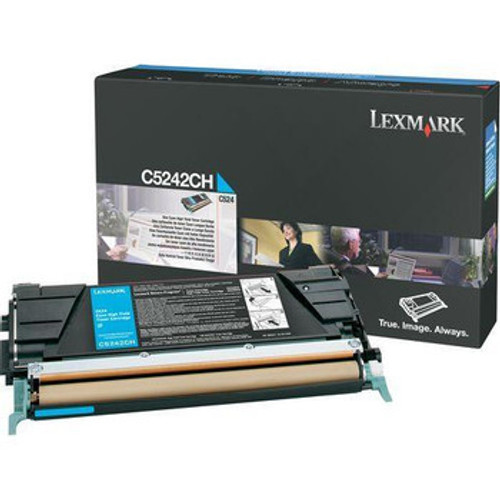 C5242CH - Lexmark Cyan High Yield Toner Cartridge for C524
