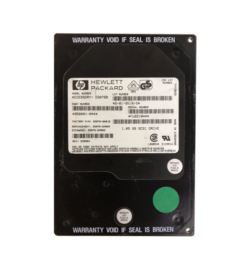 D2076B - HP 1GB 5400RPM SCSI 50-Pin 3.5" HDD