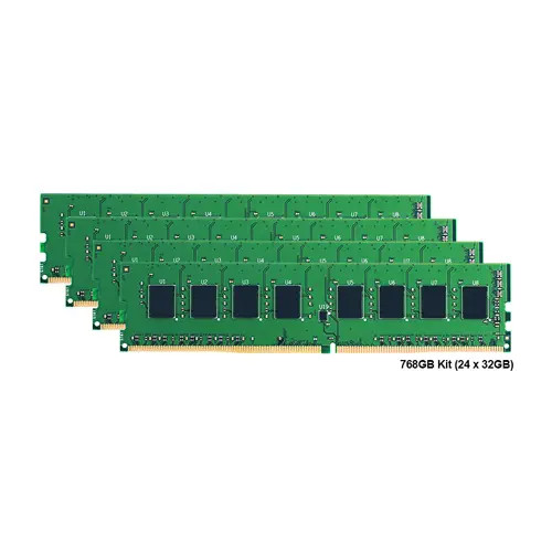 370-ABUV - Dell 768GB DDR4-2133MHz ECC Registered LRDIMM Memory Kit