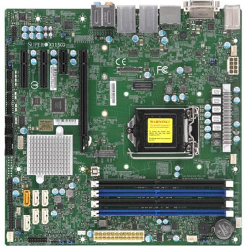 MBD-X11SCQ-O - Supermicro X11SCQ Socket LGA1151 Intel Q370 Chipset uATX System Board Motherboard Supports Core i9/i7/i5/i3/Pentium/Celeron DDR4 4x DIMM