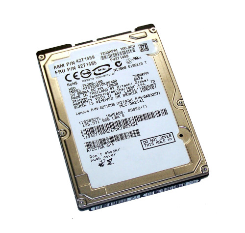 0A53257 - Hitachi 100GB 7200RPM SATA 2.5" HDD
