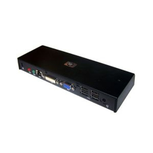 FQ834UT - HP USB 2.0 Docking Station Audio VGA DVI Network USB Adapter