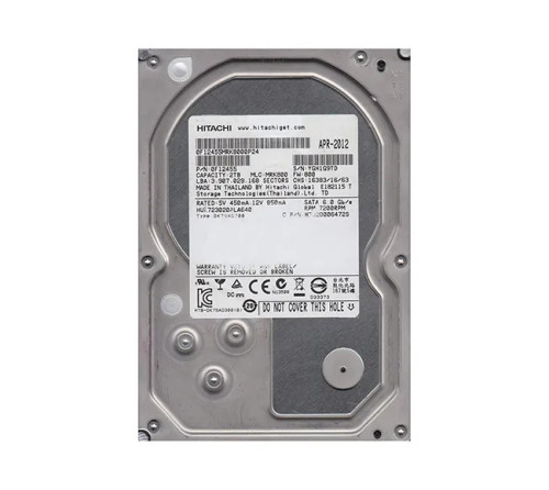 H3U20006472S - HGST 2TB 7200RPM SATA 6Gb/s 3.5" HDD
