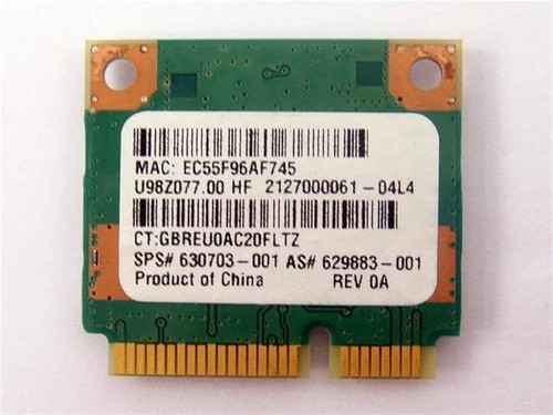 629883-001 - HP Mini PCI-Express 802.11b/g/n WiFi Network Adapter