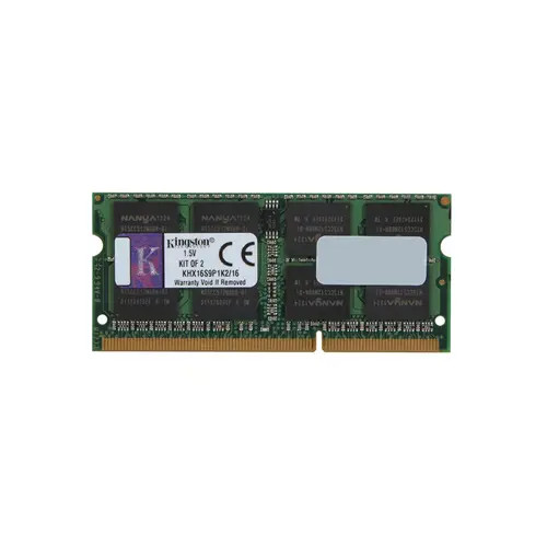 KHX16S9P1K2/16 - Kingston 16GB DDR3-1600MHz CL11 204-Pin SoDIMM Memory