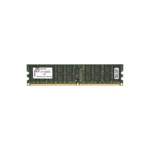 KTH-XW8200/2G-G - Kingston 2GB DDR2-400MHz PC2-3200 ECC Registered CL3 240-Pin DIMM Dual Rank Memory Module