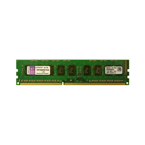 KVR1066D3E7S/4G - Kingston 4GB DDR3-1066MHz ECC Unbuffered 240-Pin Memory